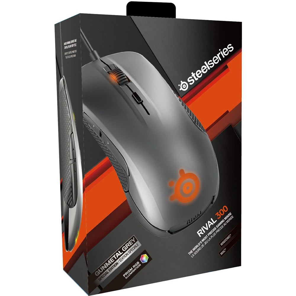 Покупка Миша STEELSERIES Rival 300 Gunmetal Grey (62350)