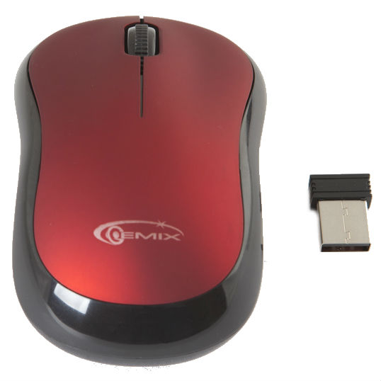 Миша GEMIX GM180 red Дротове підключення USB