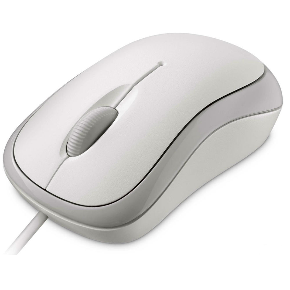 Мышь MICROSOFT Basic Optical Mouse WH (P58-00060) Тип подключения проводное