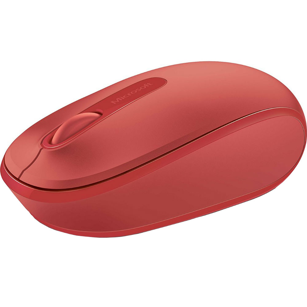 Мышь MICROSOFT Wireless Mobile Mouse 1850 Red Проводное подключение USB