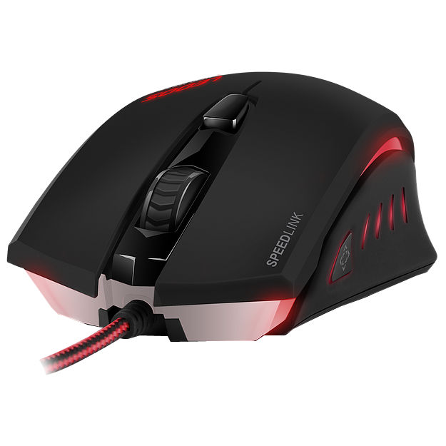 Миша SPEEDLINK LEDOS Gaming Mouse Black (SL-6393-BK) Дротове підключення USB