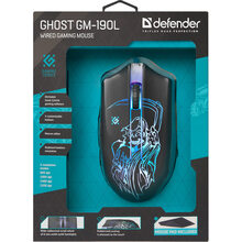 Мышь DEFENDER Ghost GM-190L + коврик (52190)