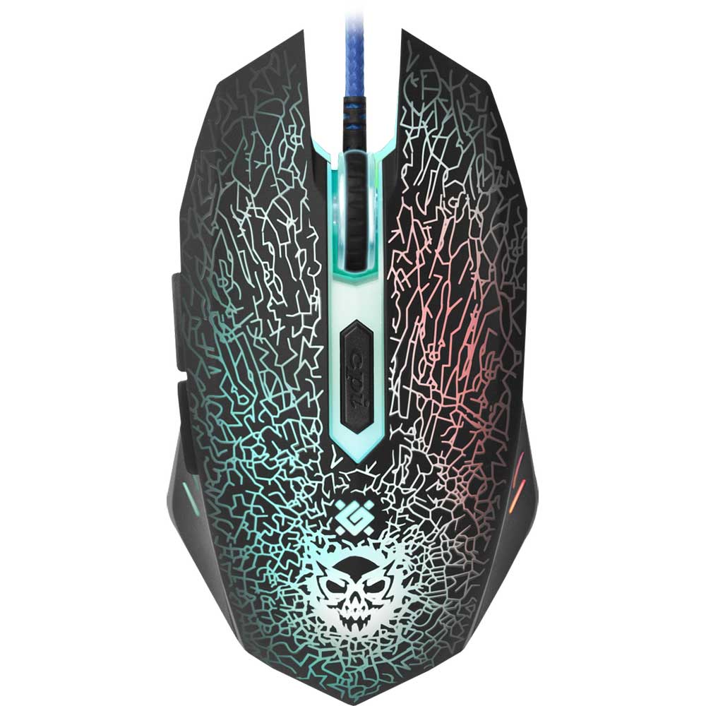 Миша DEFENDER Shock GM-110L + килимок (52110) Тип підключення дротове