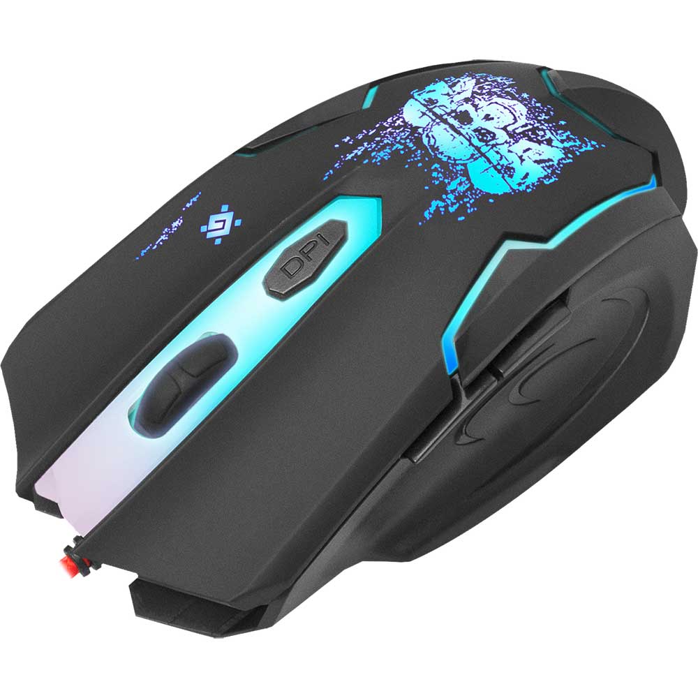 Фото Мышь DEFENDER Skull GM-180L + коврик (52180)