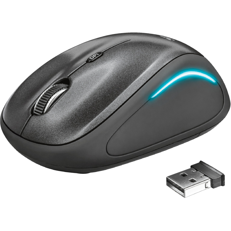 Миша TRUST Yvi FX wireless mouse black (22333) Тип підключення бездротове