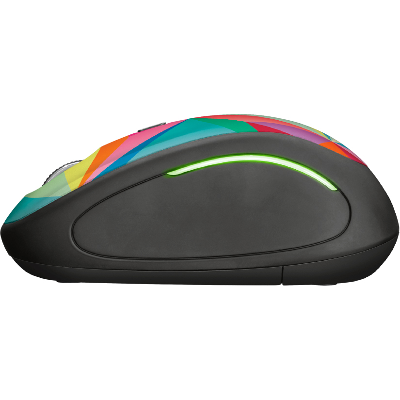 Мышь TRUST Yvi FX wireless mouse geometrics (22337) Беспроводное подключение RF