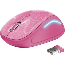 Миша TRUST Yvi FX wireless mouse pink (22336)