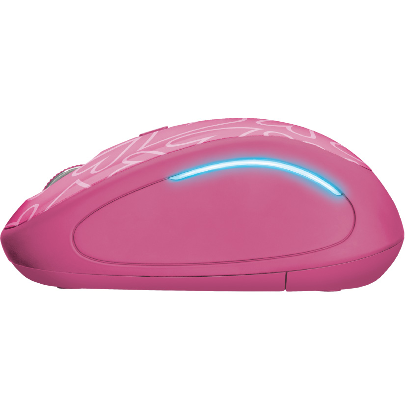 Миша TRUST Yvi FX wireless mouse pink (22336) Бездротове підключення RF