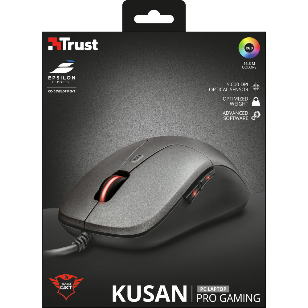 Мышь TRUST GXT 180 Kusan Pro Gaming Mouse (22401) Разрешение сенсора 5000
