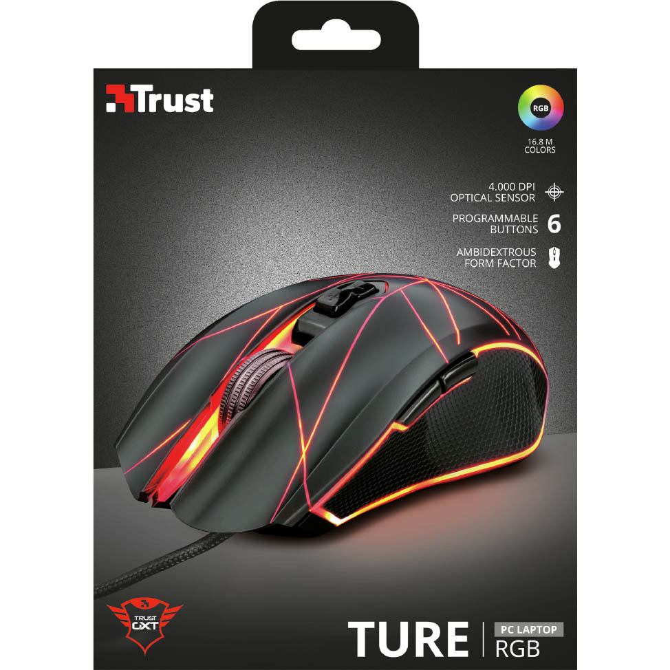 Заказать Мышь TRUST GXT 160 Ture illuminated gaming mouse (22332)