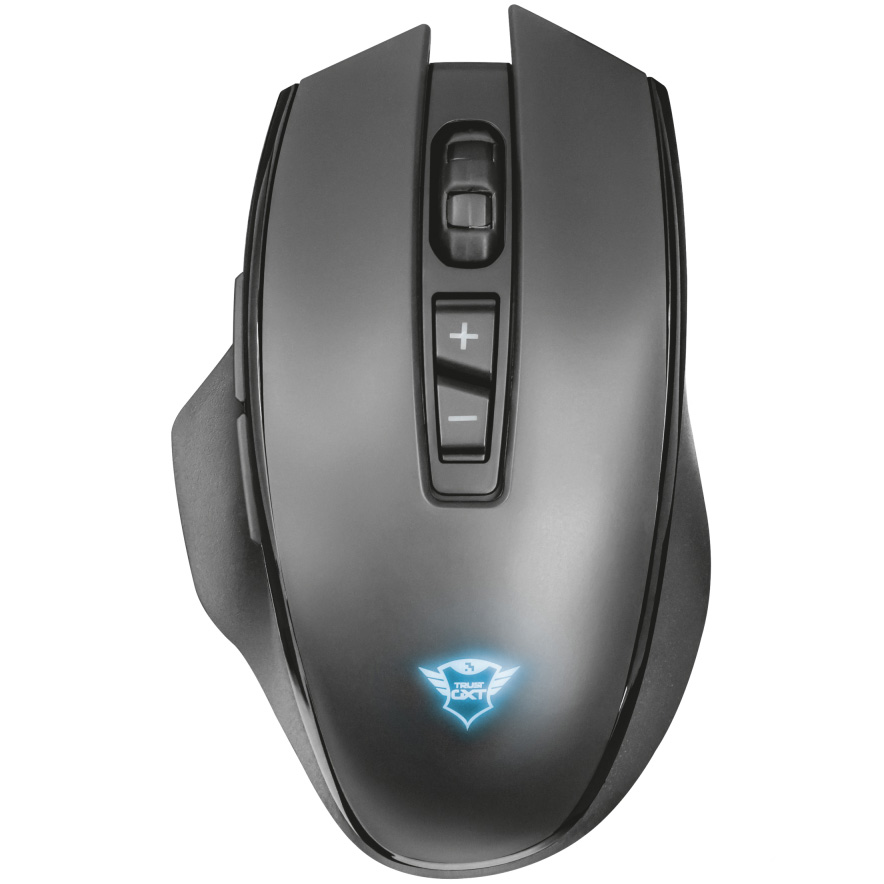 Мышь TRUST GXT 140 Manx (21790) Комплектация мышь, приемник USB, кабель micro-USB, руководство пользователя, игровая наклейка
