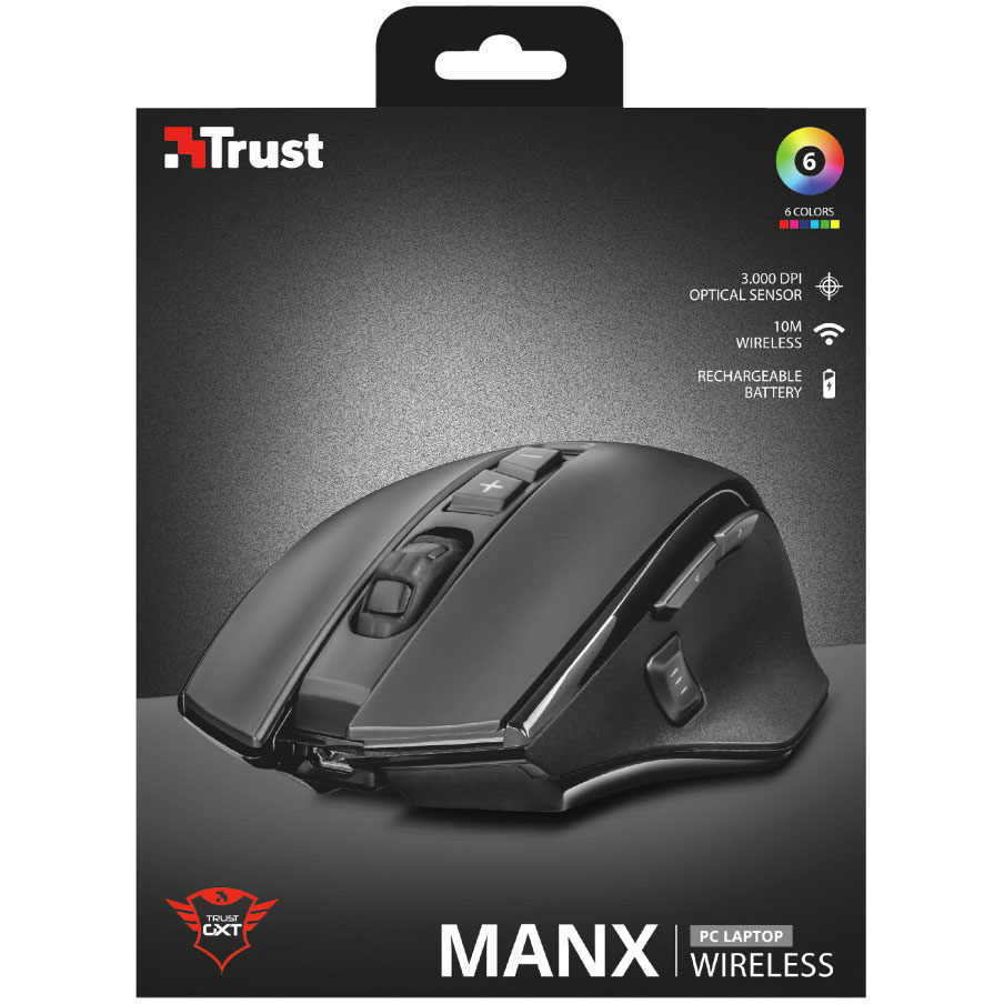 Обзор Мышь TRUST GXT 140 Manx (21790)