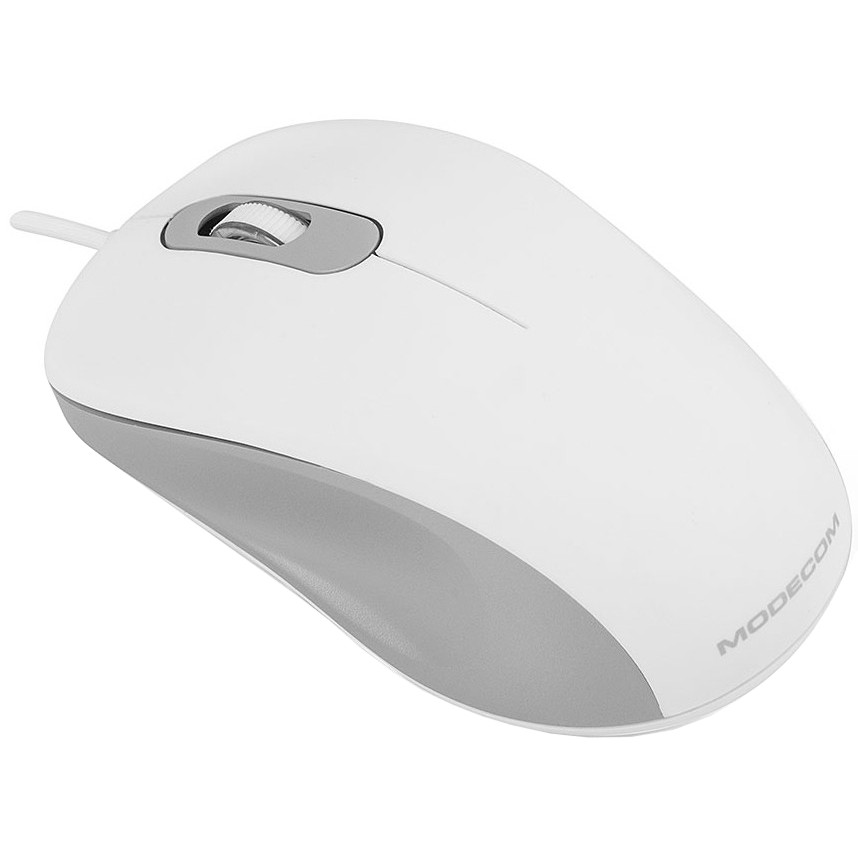 Миша MODECOM MC-M10S USB White Тип підключення дротове