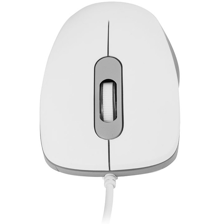 Миша MODECOM MC-M10S USB White Дротове підключення USB