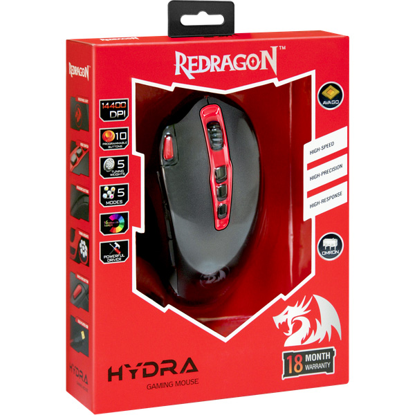 Огляд Миша Redragon Hydra (74762)