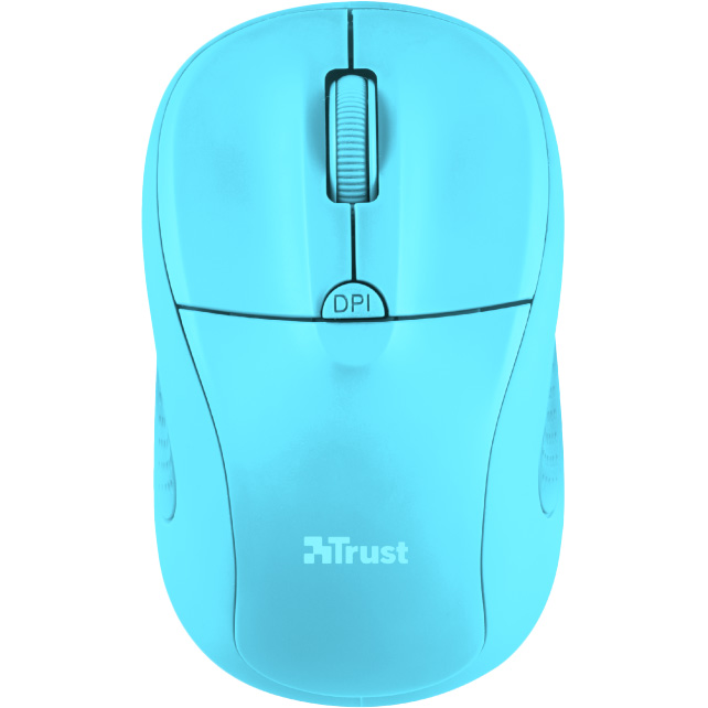 Миша TRUST Primo Wireless Mouse Neon Blue (21921)