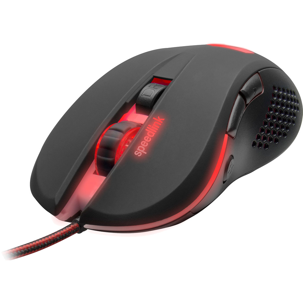 Миша SPEEDLINK TORN Gaming Mouse Black (SL-680008-BKBK) Дротове підключення USB