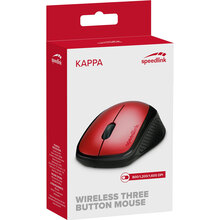 Мышь SPEEDLINK KAPPA Mouse Wireless Red (SL-630011-RD)