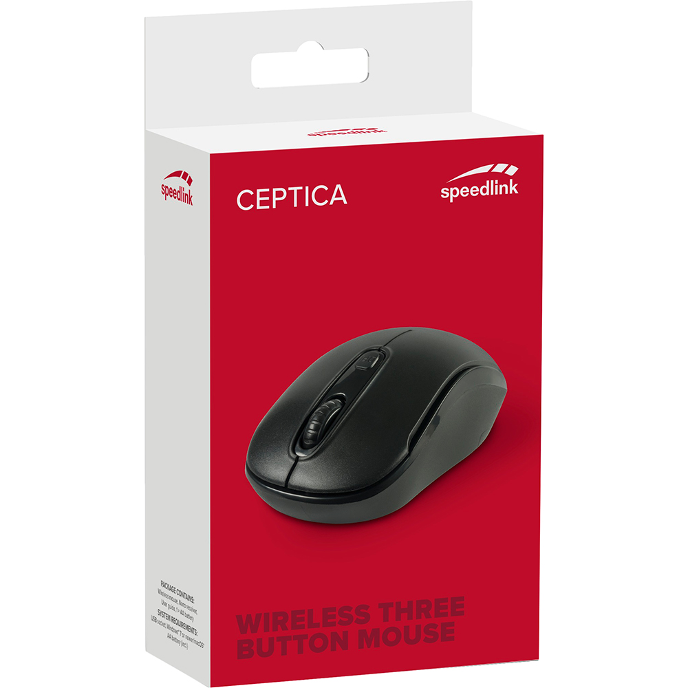 Миша SPEEDLINK CEPTICA Mouse black (SL-630013-BKBK) Тип підключення бездротове