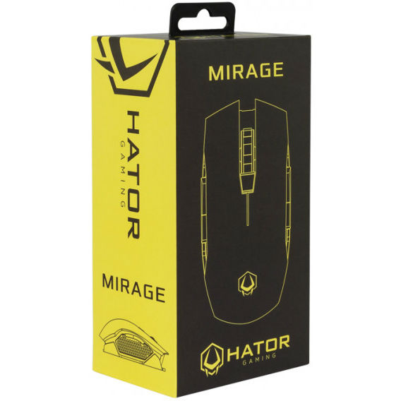 Зовнішній вигляд Миша HATOR Mirage White (HTM-101)