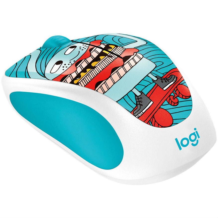 Миша Logitech M238 Doodle Collection Skateburger (910-005052) Тип підключення бездротове