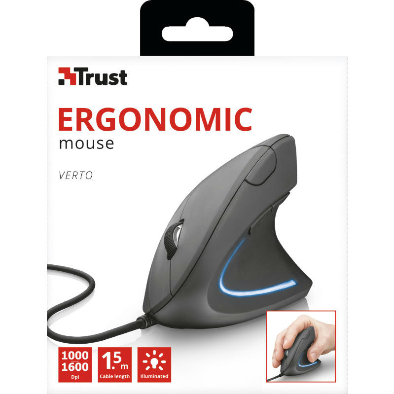 Замовити Миша TRUST Verto Ergonomic Mouse (22885)