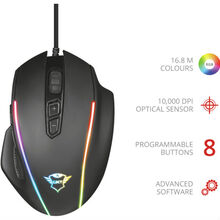 Мышь TRUST GXT 165 Celox RGB gaming mouse (23092)