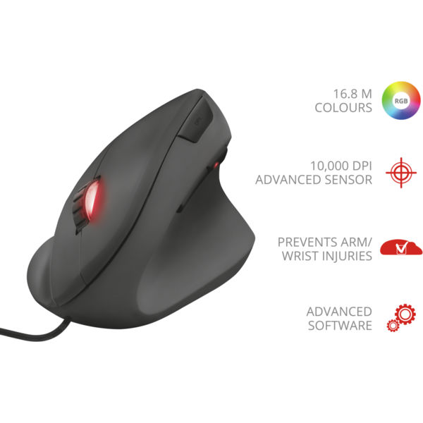 В Украине Мышь TRUST GXT 144 Rexx Vertical gaming mouse (22991)