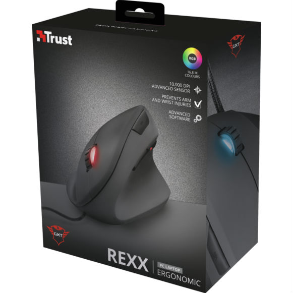 Покупка Миша TRUST GXT 144 Rexx Vertical gaming mouse (22991)