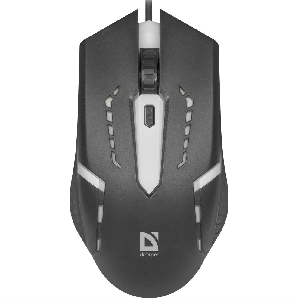 Мышь DEFENDER Hit MB-601 Black (52601) Разрешение сенсора 1200