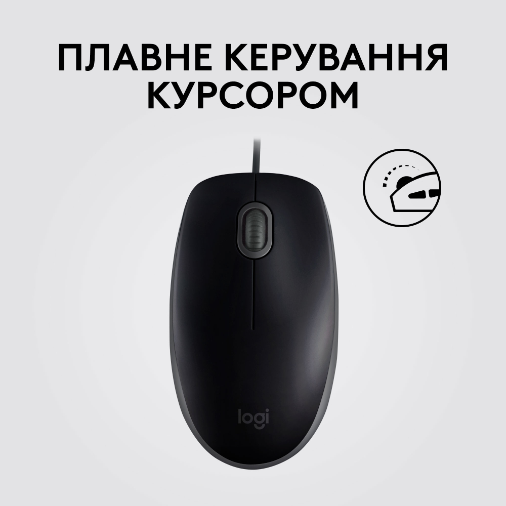 Внешний вид Мышь LOGITECH B110 Silent Black USB (910-005508)