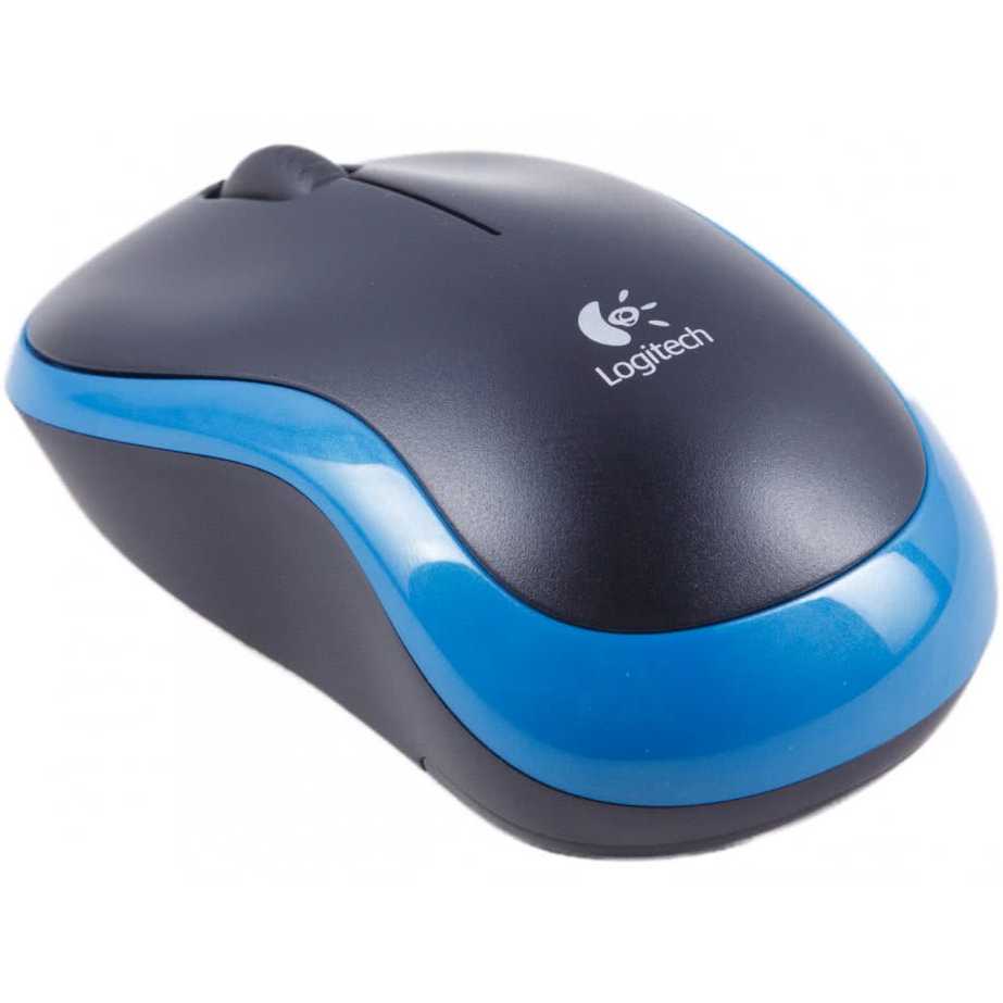 Миша LOGITECH M185 Wireless Mouse USB Blue (910-002236) Бездротове підключення RF