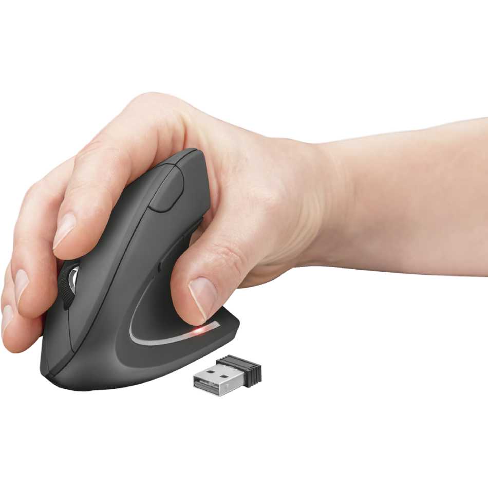 Мышь TRUST Verto Wireless Ergonomic Mouse (22879) Тип сенсора оптический