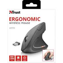 Мышь TRUST Verto Wireless Ergonomic Mouse (22879)