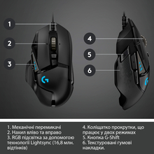 Мышь LOGITECH G502 HERO (910-005470)