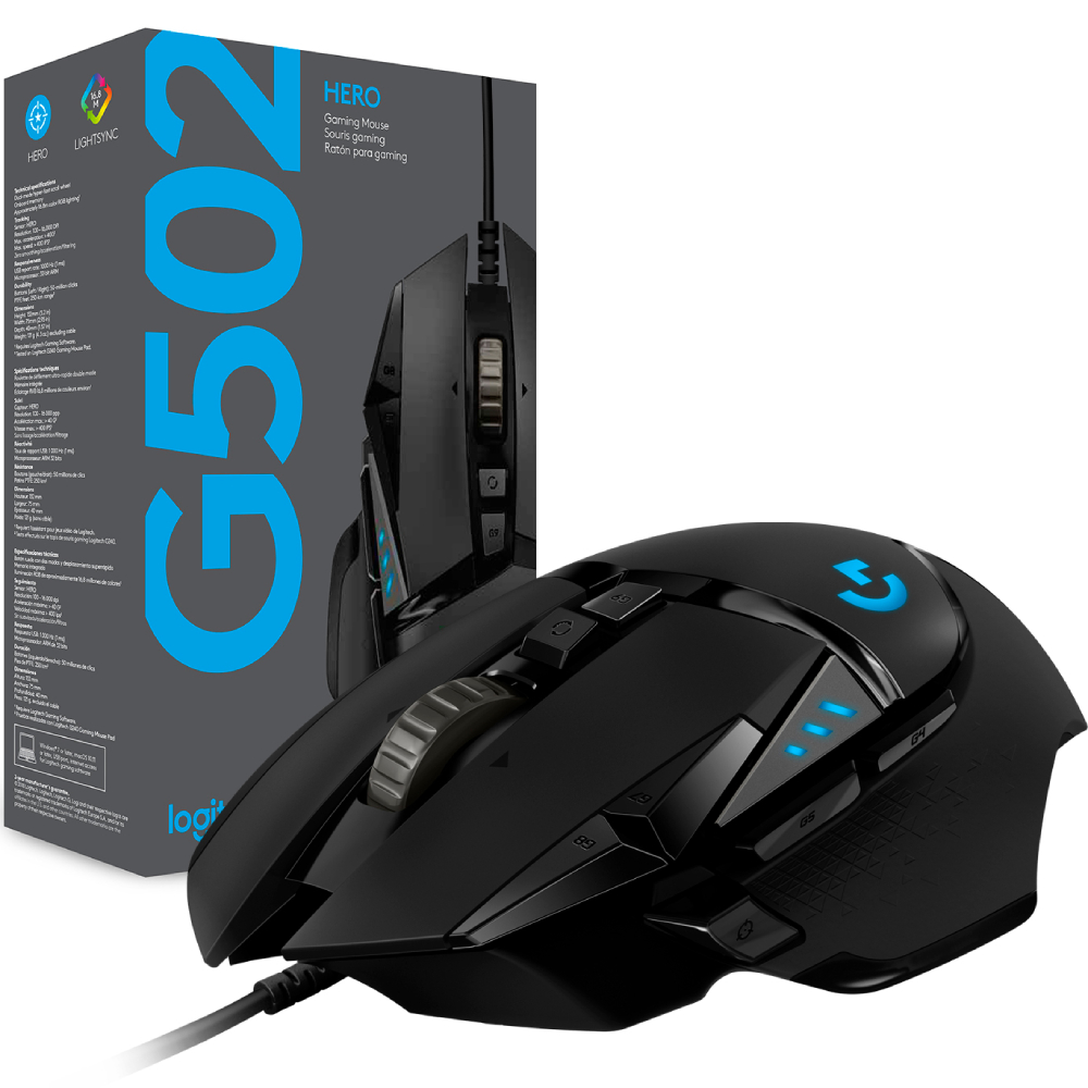 Обзор Мышь LOGITECH G502 HERO (910-005470)