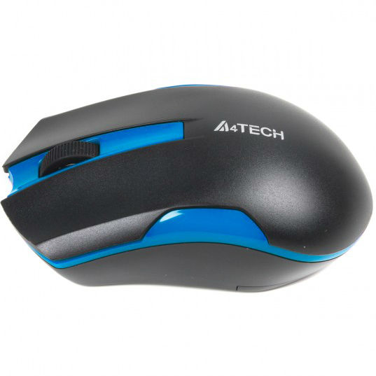 Миша A4TECH G3-200N (Black+Blue) Тип підключення бездротове