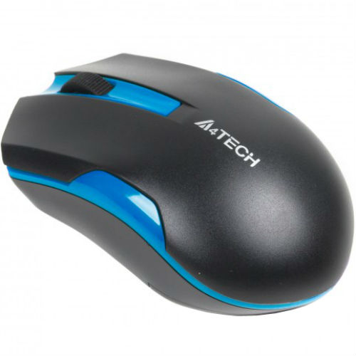 Миша A4TECH G3-200N (Black+Blue) Бездротове підключення RF