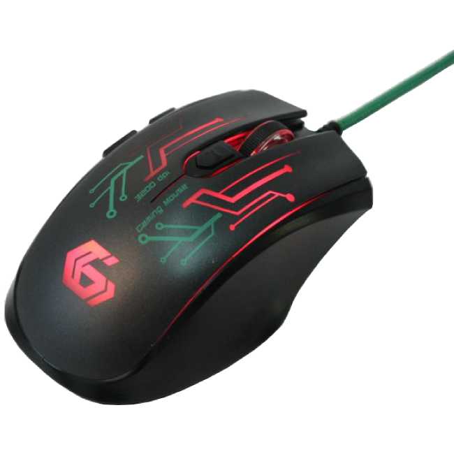 Мышь GEMBIRD MUSG-003-G Проводное подключение USB