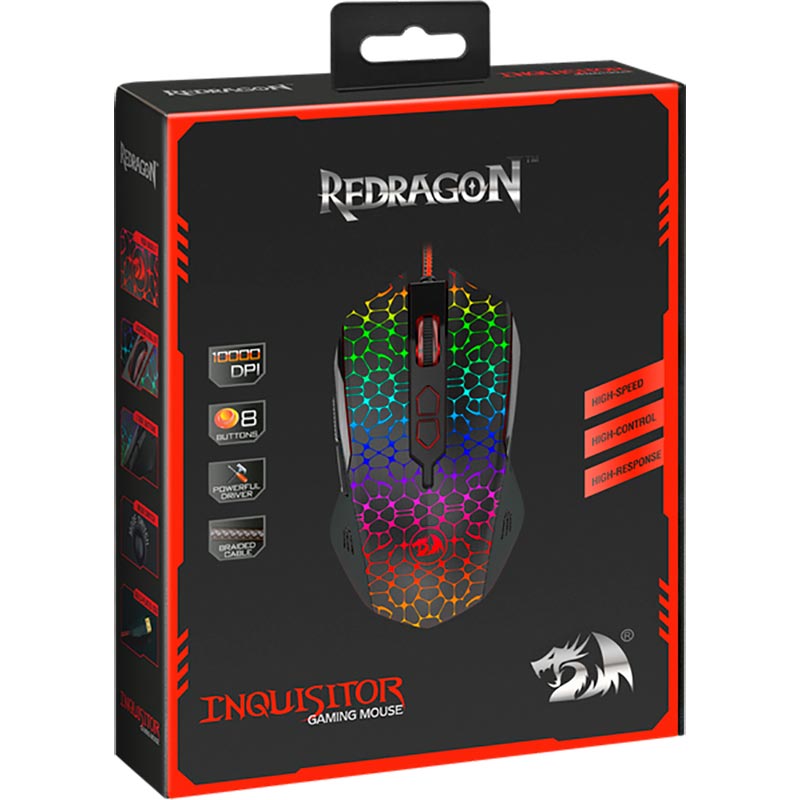 В інтернет магазині Миша REDRAGON Inquisitor Black (75099)