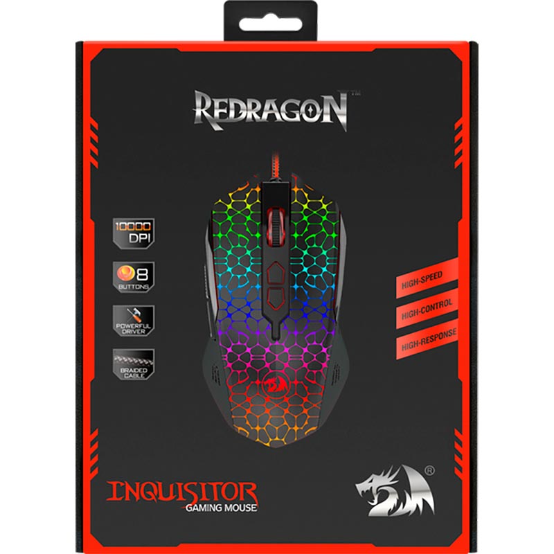 У Фокстрот Миша REDRAGON Inquisitor Black (75099)