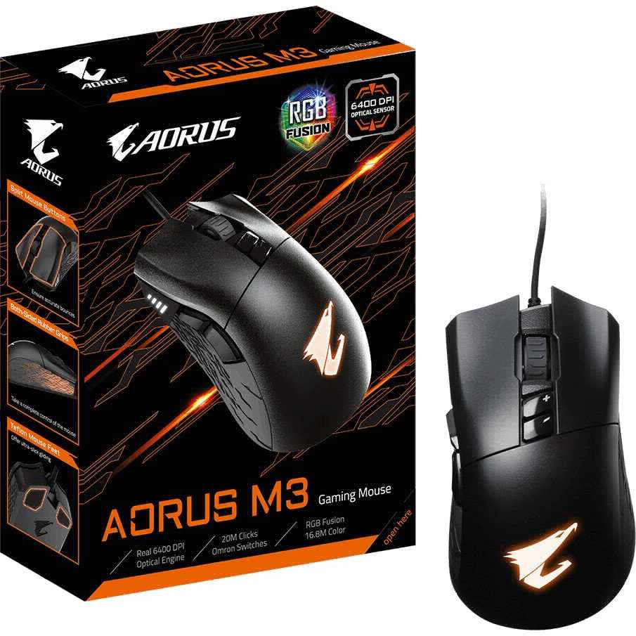 Зовнішній вигляд Миша GIGABYTE AORUS M3