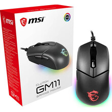 Миша MSI Clutch GM11 Black GAMING Mouse (S12-0401650-CLA)