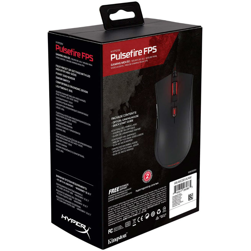 Зовнішній вигляд Миша HYPERX Pulsefire FPS Gaming (HX-MC001A/AM)