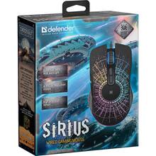 Мышь DEFENDER Sirius GM-660L RGB Black (52660)