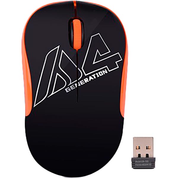 Мышь A4Tech G3-300N Wireless Black/Orange