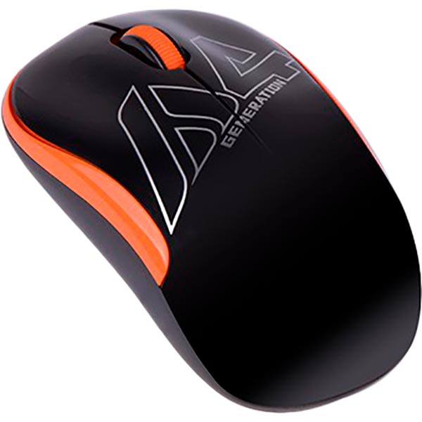 Мышь A4Tech G3-300N Wireless Black/Orange Разрешение сенсора 1000