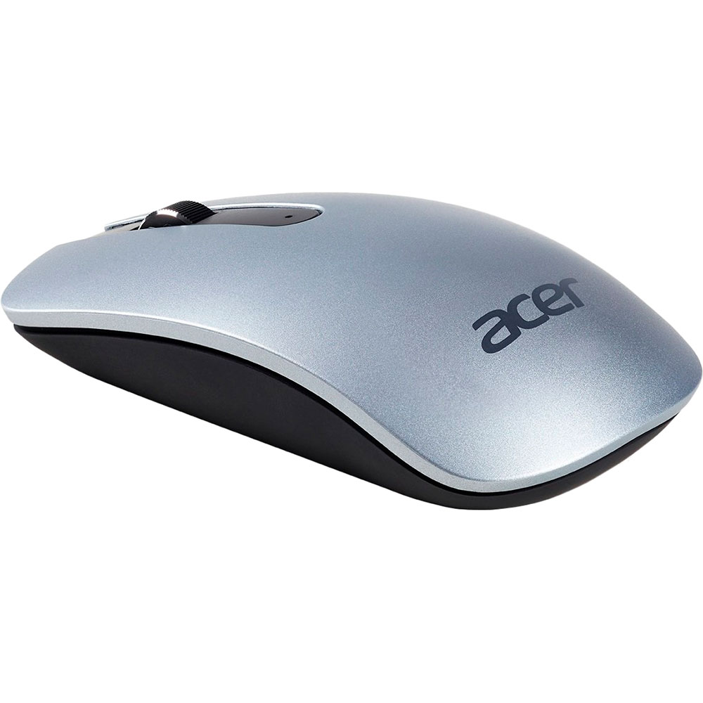 Миша ACER Wireless Optical Mouse Pure Silver (NP.MCE11.00L) Бездротове підключення Bluetooth + RF