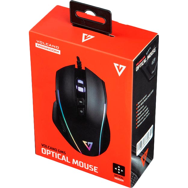 Внешний вид Мышь Modecom Volcano MC-GM5 RGB USB Black (M-MC-GM5-100)