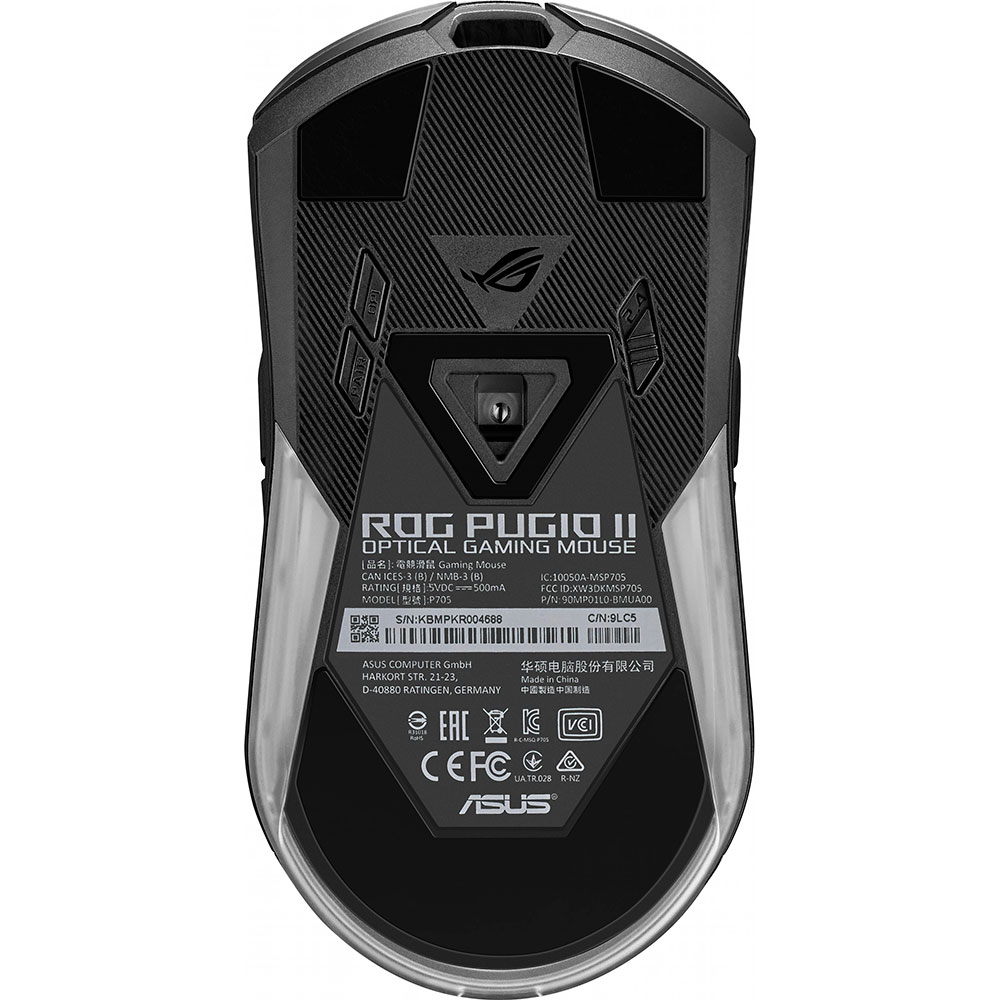 Мышь ASUS ROG Pugio II WL Black (90MP01L0-BMUA00) Разрешение сенсора 16000